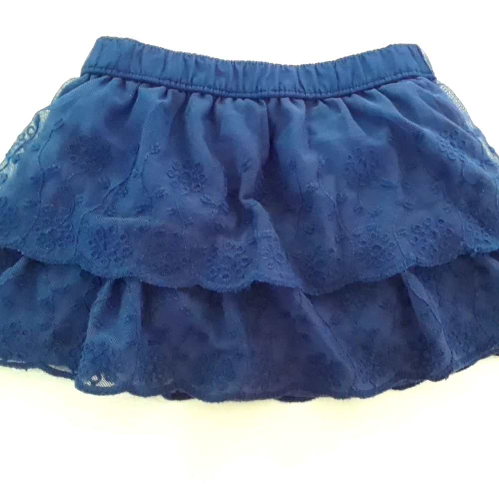 Carter's Navy Lace Skirt, Size 18 months